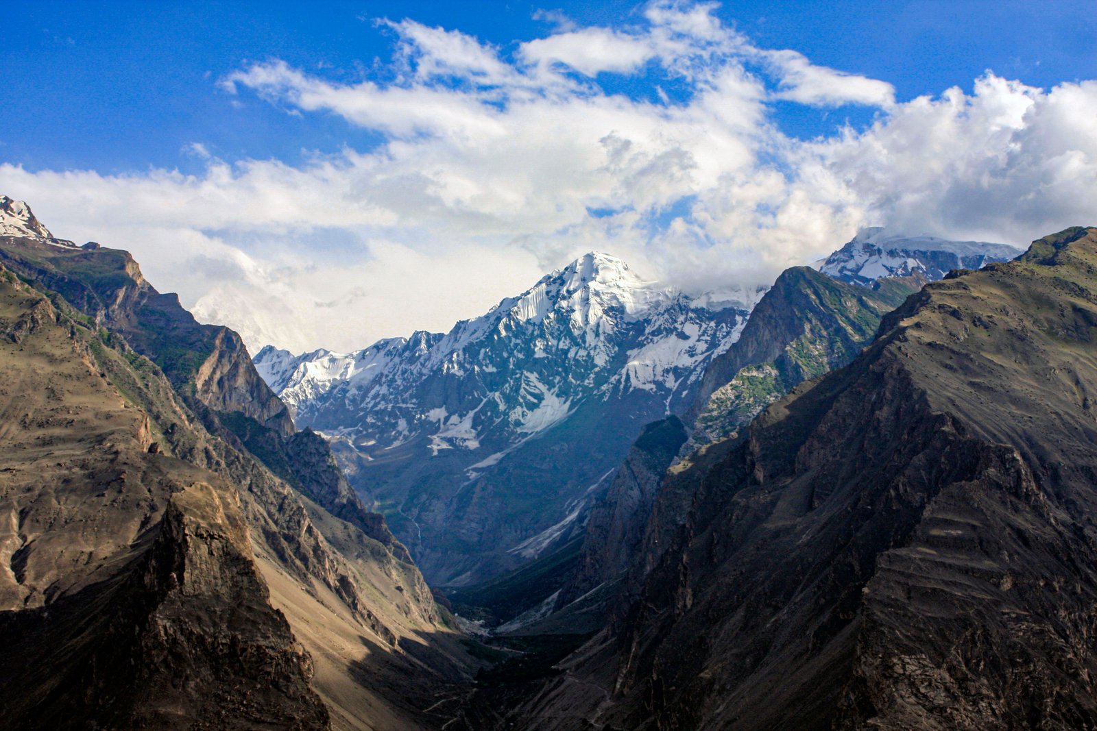 Trekking through the Karakoram mountains
